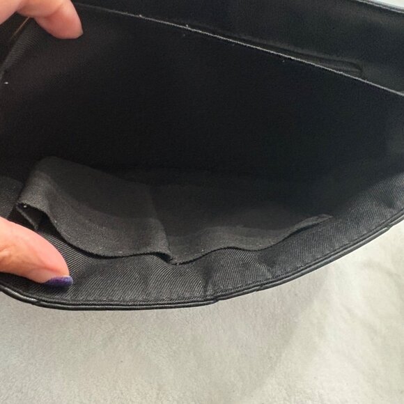 Aldo Black Quilted Chain Strap Shoulder Bag W/ GoldTone Accent & Decorative Pins - Picture 11 of 16